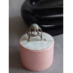 ORNO Warsaw Silver Ring with Natural Agate