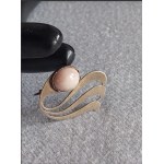 Kłodzko Agate Silver Brooch with Natural Agate
