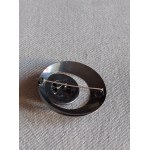 Silver Modernist Brooch