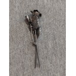 Artistic Silver Brooch / "Roses" Brooch