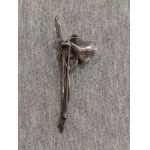 Artistic Silver Brooch / "Daffodil" Brooch