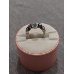 Silver Ring with Colored Zirconia Stones