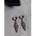 Silver Earrings with Zirconia