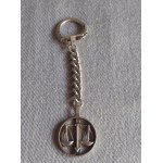 Warmet Warsaw Silver Keychain: Zodiac Sign—Libra