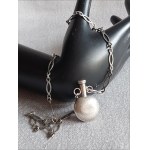 Juwelia Poznań Silver Perfume Bottle Necklace (Rare)