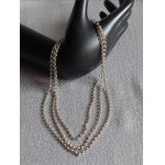 Silver Layered Necklace