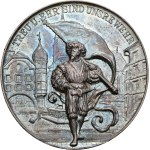 Switzerland - Bern - Silver Medal 1893 - Biel / Bienne, Western Swiss Shooting Festival - Switzerland, Swiss Shooting Medal