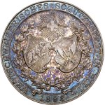 Switzerland - Bern - Silver Medal 1893 - Biel / Bienne, Western Swiss Shooting Festival - Switzerland, Swiss Shooting Medal