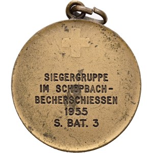 Schweiz - Schwyz - Bronzemedaille 1955 - Schüpbach-Becherschiessen - Switzerland, Swiss Shooting Medal