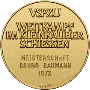 Schweiz - Zürich - Goldmedaille 1973 - VSpZU Meisterschaft - Switzerland, Swiss Shooting Medal