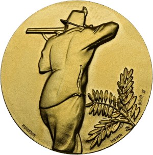 Schweiz - Bern - Goldmedaille 1963 - Jagdschützen - Switzerland, Swiss Shooting Medal