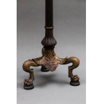 A pair of five-candle candelabras, 19th century