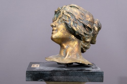 Giuseppe Renda, (1859-1939) Głowa dziewczyny, XX w.