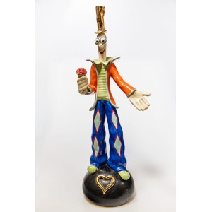 Ilias Boudaniotis, Pierrot Figure, Greece, ca. 1990.