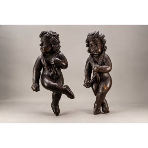 A pair of Baroque putts, 18th century