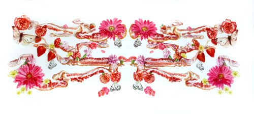 Monika Malewska (ur. 1974), Bacon Wreath No. 5, 2020
