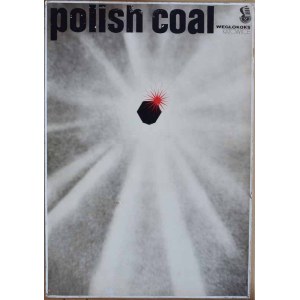 Gerard Labus: Polish coal WĘGLOKOKS Katowice, poster design: collage and gouache on cardboard, 99x70 cm