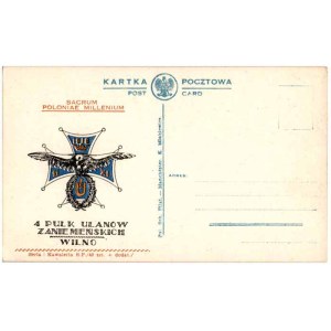 4th Zaniemen Uhlan Regiment, Vilnius. Series: Cavalry of the Republic of Poland. Kazimierz Minkiewicz, ca. 1965