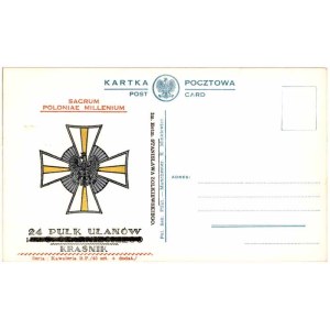 24. Ulanenregiment „Hetman Stanisław Żółkiewski“ in Kraśnik. Kavallerie der Republik Polen. Minkiewicz, ca. 1965