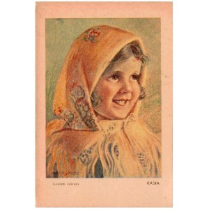 Leszek Górski. Kasia, chromolithograph, ca. 1950