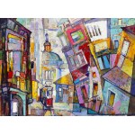 David Bagalishvili (b. 1963, Georgia), The First Tram from the series Labyrinths #44, 2026