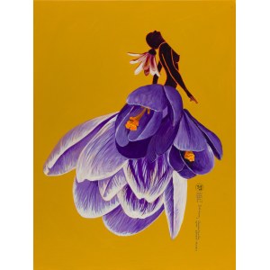 Jagoda Charkiewicz (nata nel 1982), La valle di Chochołowska dalla serie Donne-mazzi di fiori, 2026