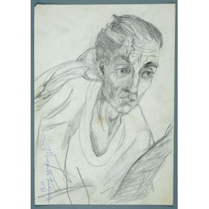 Janina Muszanka-Łakomska (1920-1982), Portret Czesława Szygalskiego, 1981