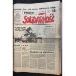 SOLIDARNOŚĆ WEEKLY — 1981 — COLLECTION — ISSUES 1–32