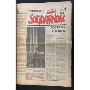 SOLIDARNOŚĆ WEEKLY — 1981 — COLLECTION — ISSUES 1–32