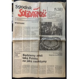 TYGODNIK SOLIDARNOŚĆ- 1981 ROK- NUMER 1