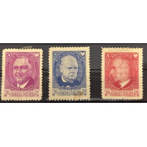 MILITARY MAIL—SECRET UNDERGROUND MAIL, 1943, Sheets 14–16, GUARANTEED