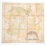 (KRAKÓW). The latest map of the city of Kraków for 1936/7.