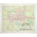 (LVIV). A map of the city of Lviv.