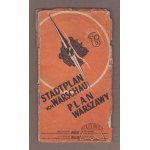 (WARSAW). Map of Warsaw.