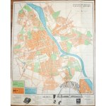 (WARSAW). Map of Warsaw.