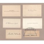 SET of business cards (Angelus, Lasocki, Kukielowa).