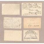 SET of business cards (Fr. Długosz, Dr. Włodek, Eng. Lambor).