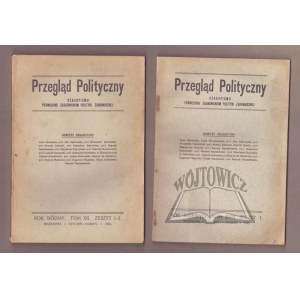 Political Review. Vol. XII and XVIII (various issues).