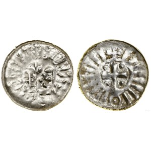 Germany, Cross Denarius (ca. 970–1000), Magdeburg