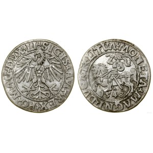 Poland, half-grosz, 1548, Vilnius