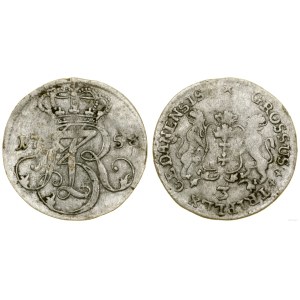 Poland, trojak, 1758, Gdańsk