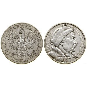 Poland, 10 zlotych, 1933, Warsaw