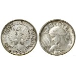 Poland, 2 zlote, 1924, Philadelphia