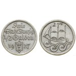 Poland, 1/2 gulden, 1927, Utrecht