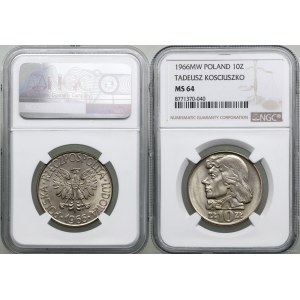 Polsko, 10 zlotých, 1966, Varšava
