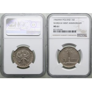 Polonia, 10 zloty, 1966, Varsavia