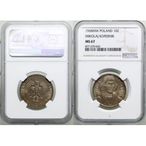 Polska, 10 złotych, 1968, Warszawa