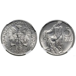 Poland, 5 zlotych, 1960, Warsaw