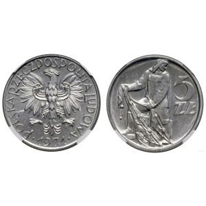 Poland, 5 zlotych, 1971, Warsaw