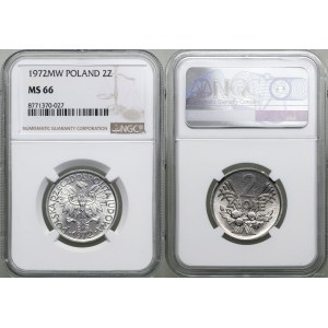 Poland, 2 zlote, 1972, Warsaw